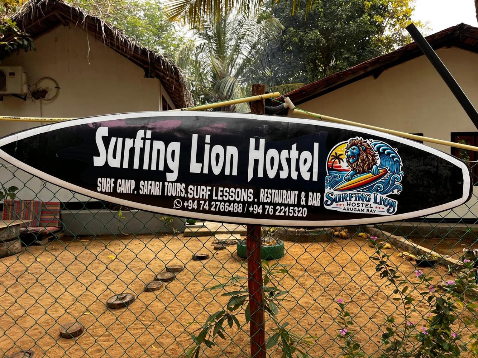 Surfing Lion Hostel Arugam Bay Exterior foto